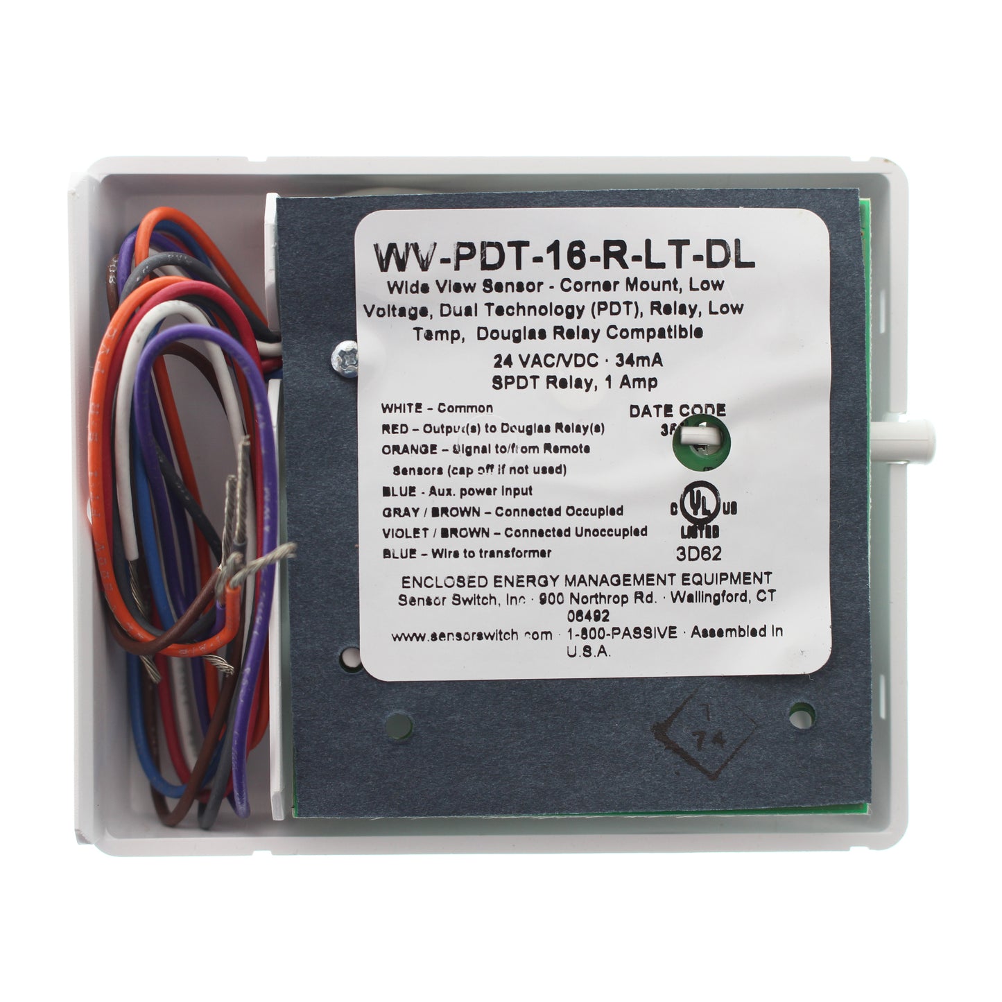 Sensor Switch WV-PDT-16-R-LT-DL