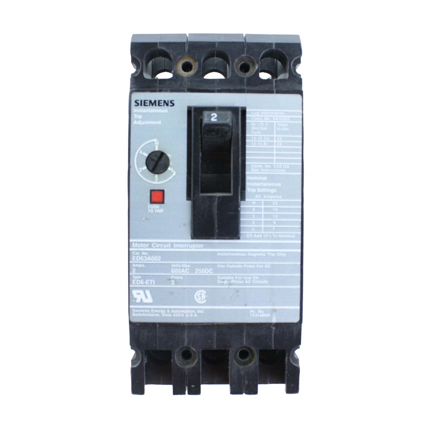 Siemens ED63A002