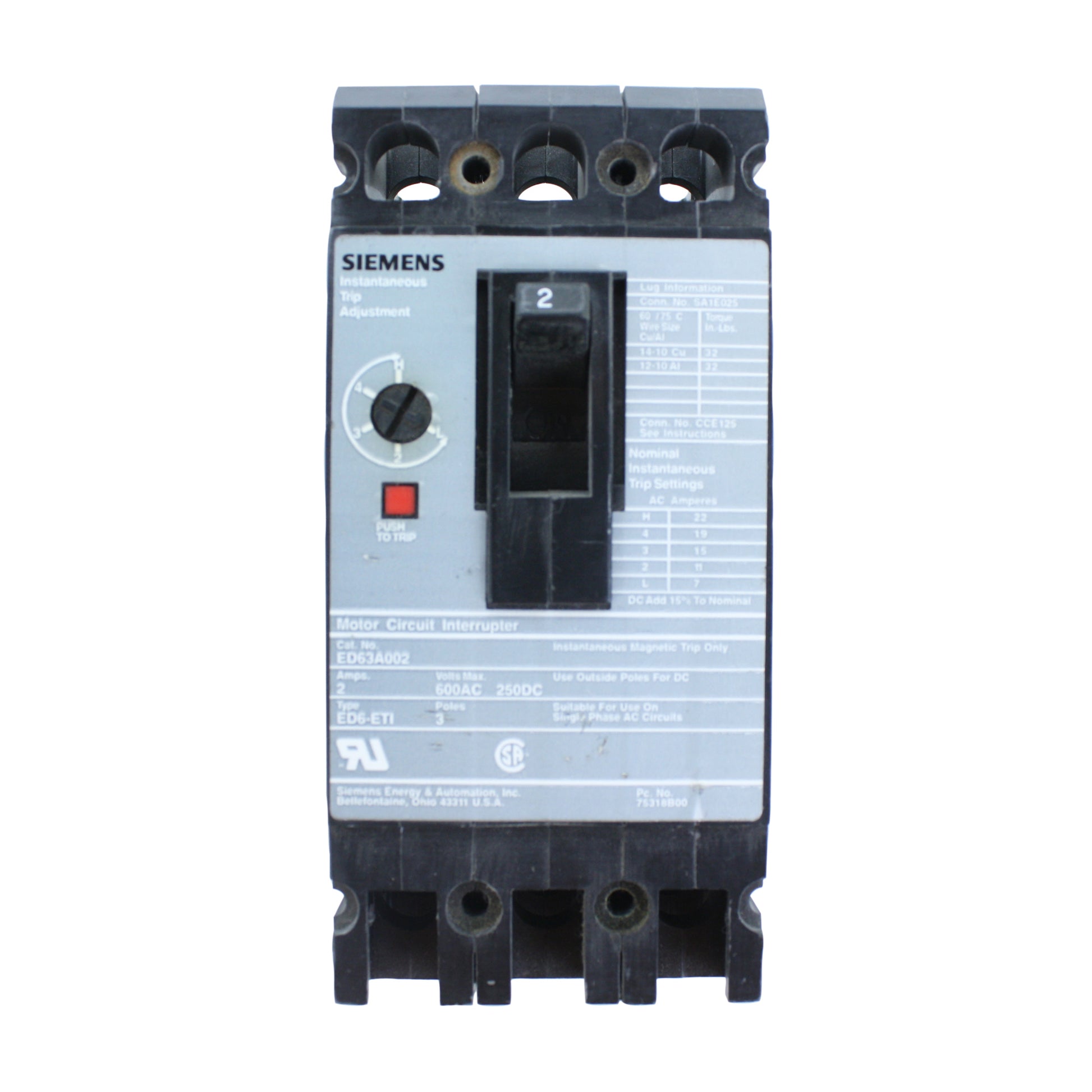 Siemens ED63A002