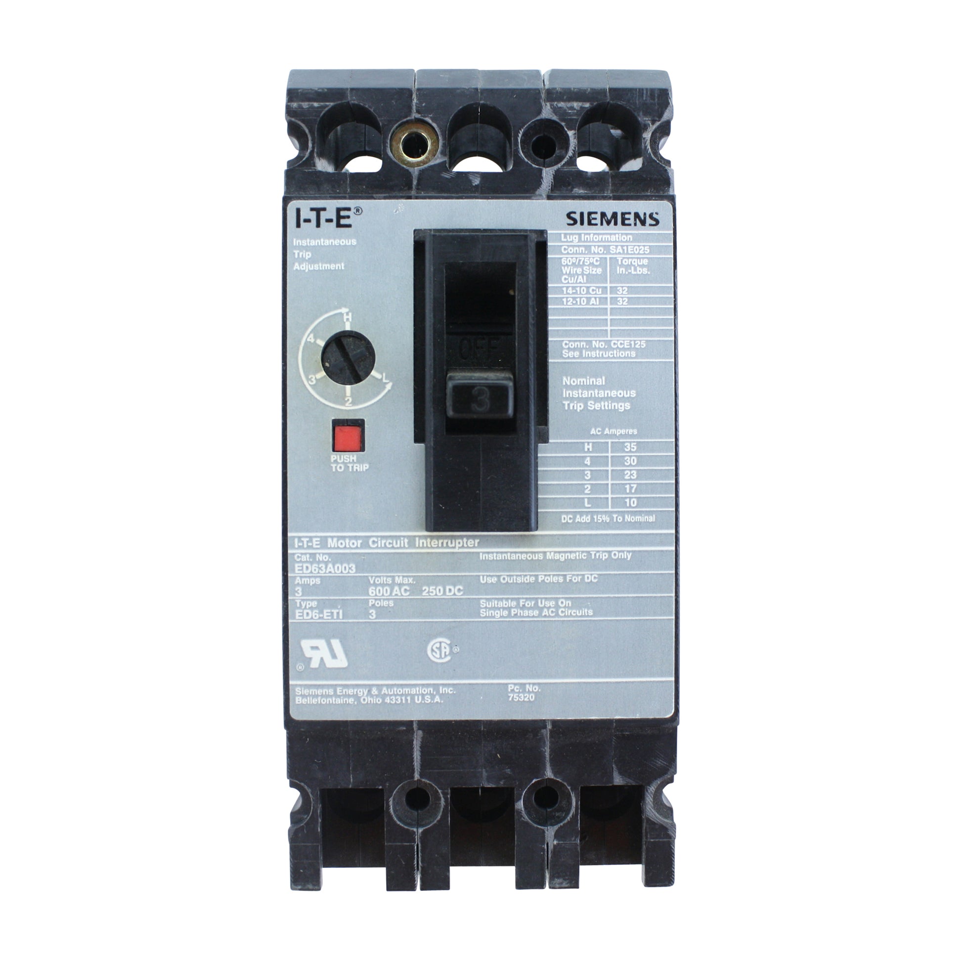 Siemens ED63A003