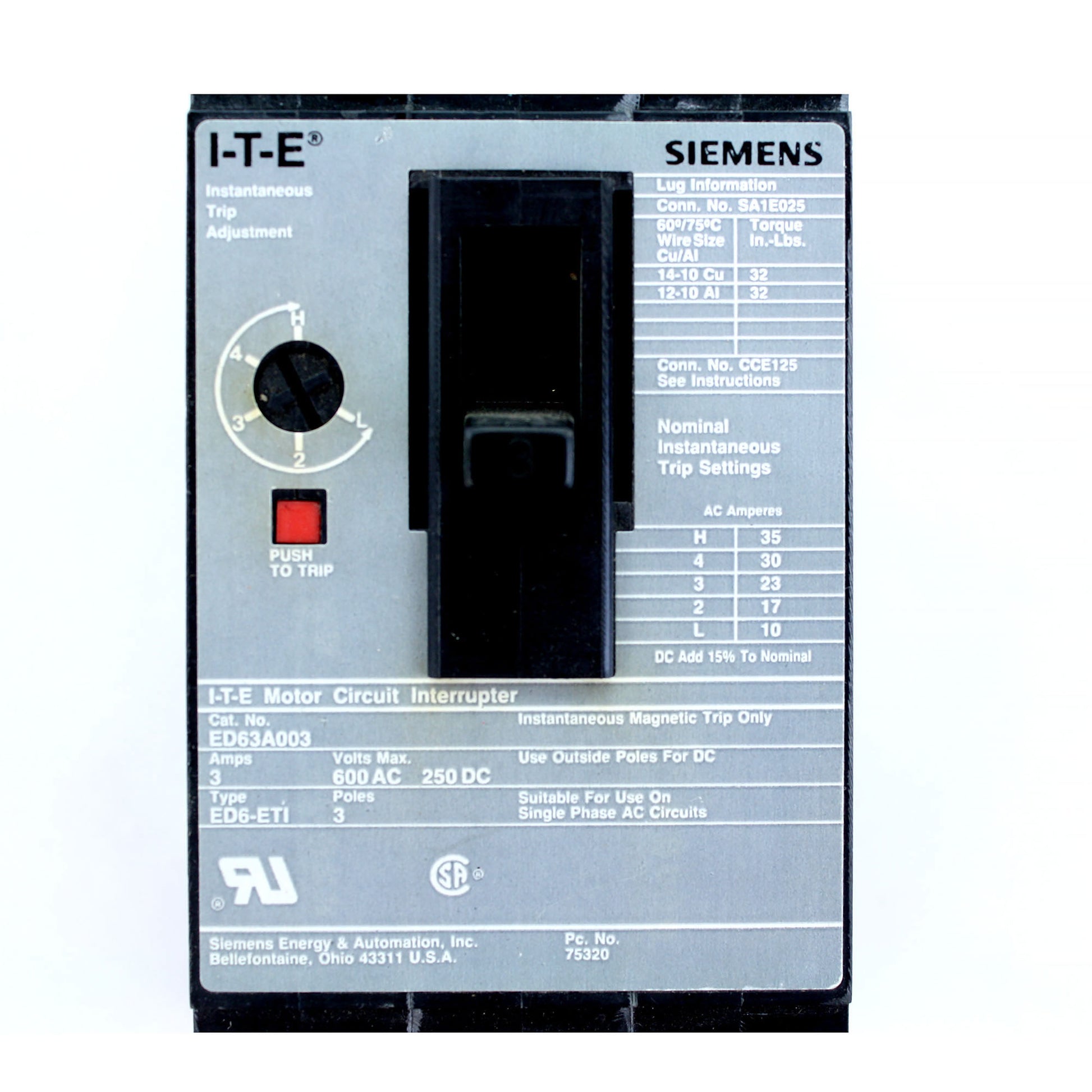Siemens ED63A003