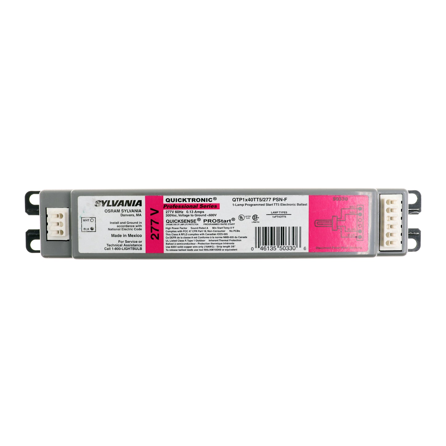 Sylvania QTP1X40TT5/277-PSN-F