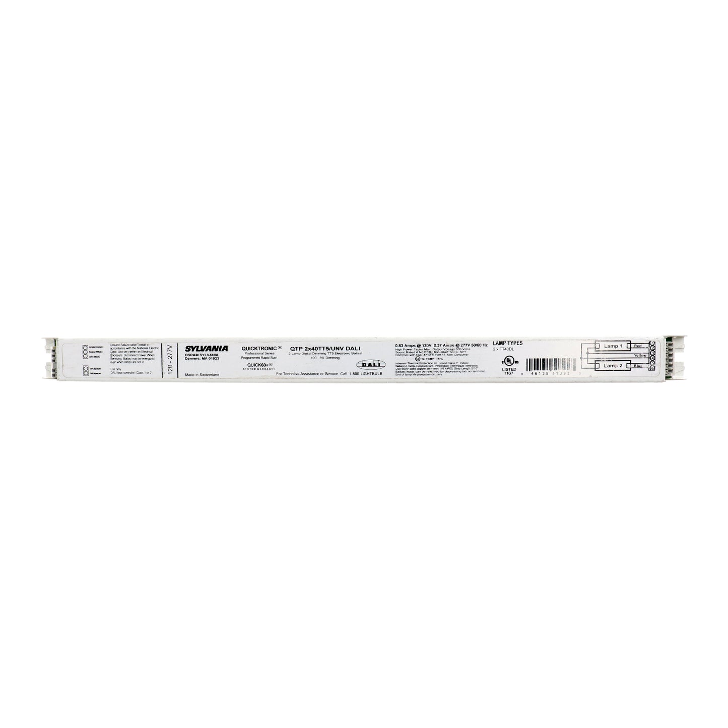 Sylvania QTP2X40TT5/UNV-DALI