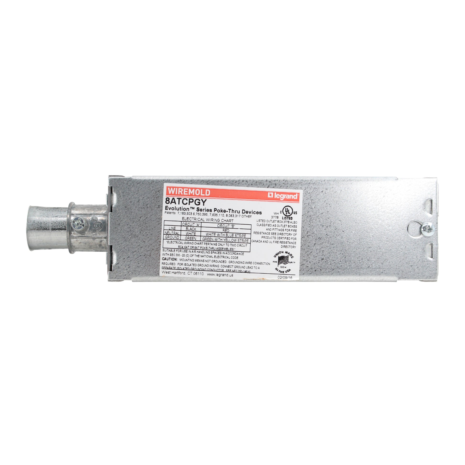 Wiremold 8ATCPGY