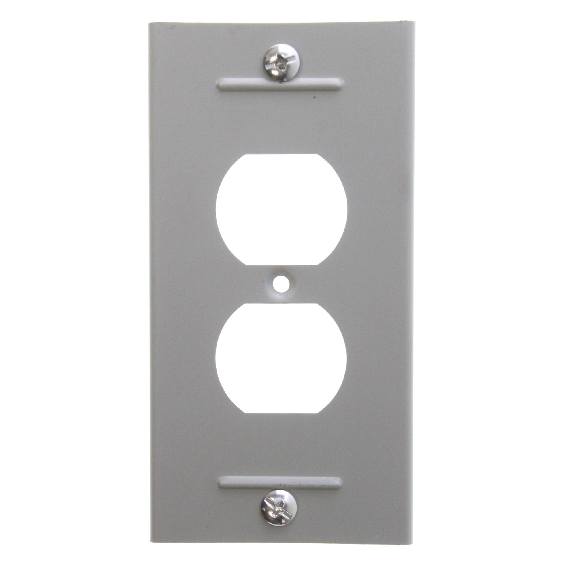 WIREMOLD G3046BE 3000 SERIES RACE WAY DUPLEX RECEPTACLE COVER, GRAY