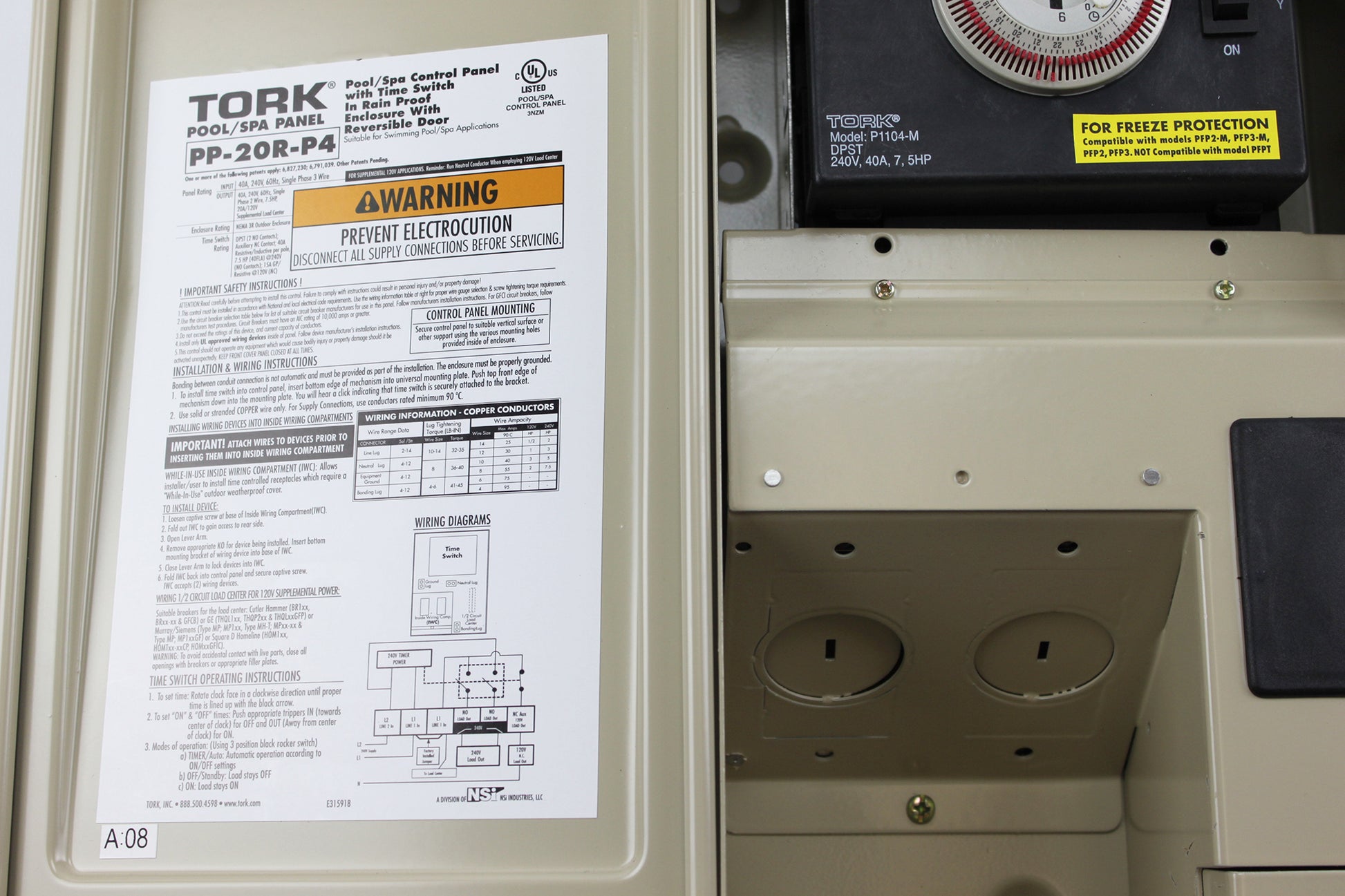 NSI Industries PP-20R-P4